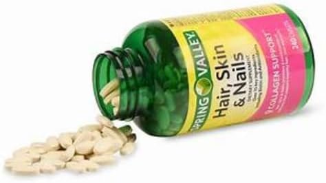 Generic Hair, Skin and Nails Vitamins Capsules 240 Count