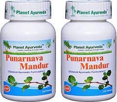 Planet Ayurveda Punarnava Mandur Tablet 1 Count
