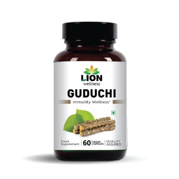 Lion Wellness Guduchi Immunity & Wellness Herbal Supplement Tablet, 1 Count