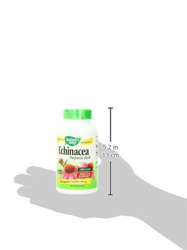 Nature's Way Echinacea Herb Immune Support 400 MG Capsules, 180 Count