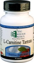 Ortho Molecular Products L-Carnitine Tartrate Capsule 60