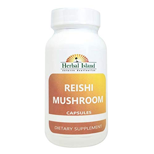 Herbal Island Reishi Mushroom Capsules 1 Count