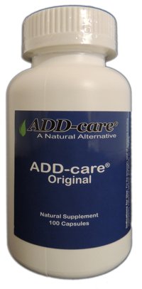 ADD-care Natural Support Supplement 100 Capsules