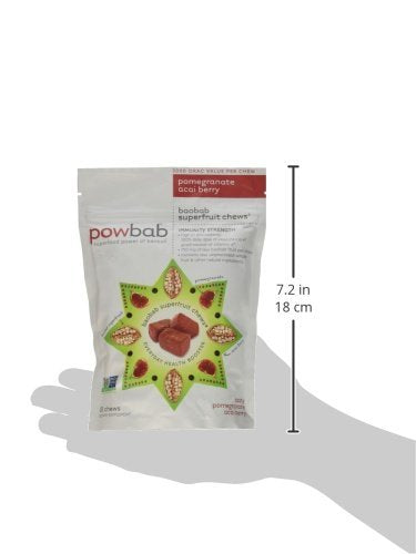 Powbab Baobab Superfruit Chews Gummy 30 Count