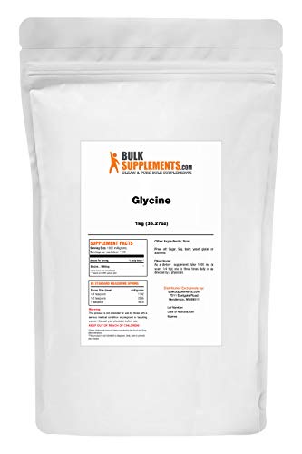 BulkSupplements Glycine Powder 2.2 lb (Pack of 1)
