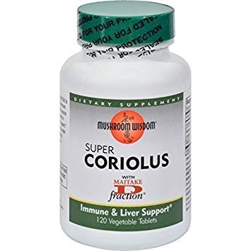 Mushroom Wisdom Turkey Tail Super Tablets, 2 Count
