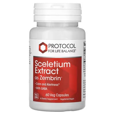Protocol for Life Balance Sceletium Extract Zembrin 60 Capsules