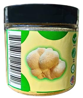Stewart-Watson Farm Lion’s Mane Mushroom Powder Organic Brain & Memory Support Supplement, 100% Pure, Non-GMO, 2.2 Ounces