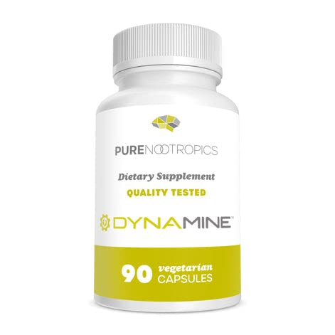 Pure Nootropics Dynamine 100 mg Capsules, 90 Count