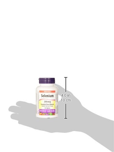 Webber Naturals Selenium 200 mcg Tablets 90