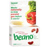 Beano Food Enzyme Dietary Supplement, 600 Tablets