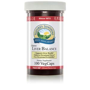 Nature's Sunshine Liver Balance Chinese Capsules 100
