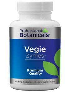 Professional Botanicals Vegie Zymes 60 Capsules