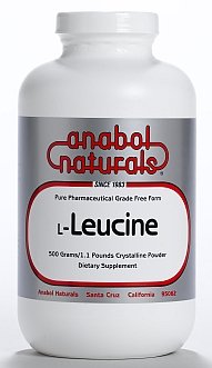 Anabol Naturals L-Leucine Free Form Crystalline Powder 17.637 oz