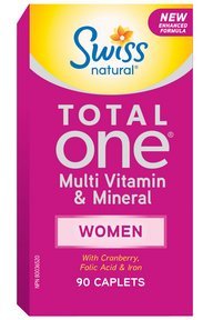 Swiss Natural Total One Women Multivitamin Caplets 90
