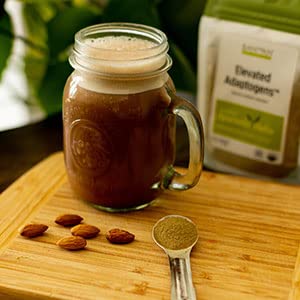 Banyan Botanicals Elevated Adaptogens Organic Superfood Powder with Moringa, Ashwagandha & Tulsi, 2.5oz