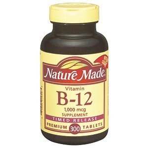 Nature Made Vitamin B-12 1000 mcg Time Release, 300 Tablets