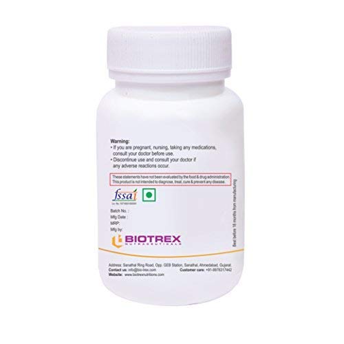Panihari Biotrex Nutraceuticals Vitamin B5 500 mg, 60 Capsules