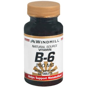 Windmill Vitamin B-6 250mg Tablet, 180 Tablets