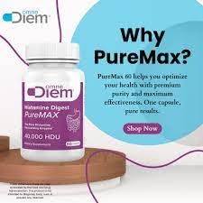 Omne Diem Histamine Digest PureMAX with DAO Capsules, 60 Capsules