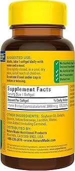 Nature Made Vitamin B-12 Softgels, 3000 mcg, 180 Softgels