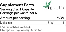 Karuna Melatonin 3mg Capsule, 60 Capsules