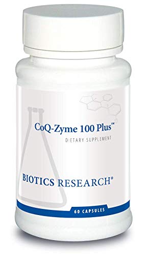 Biotics Research Coq Zyme 100 Plus CoQ10 100 mg Emulsified Capsule, 60 Count