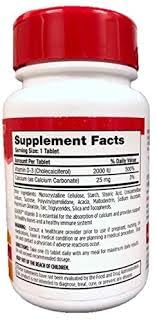 Leader Vitamin D3 Supplement Tablets, 75 Tablets