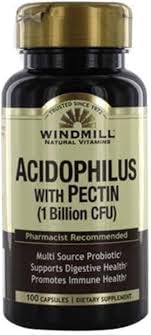 Windmill Acidophilus with Pectin Capsules, 100