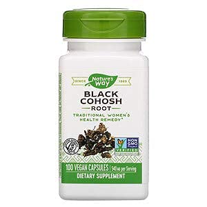Nature's Way Black Cohosh Root 100 Capsules