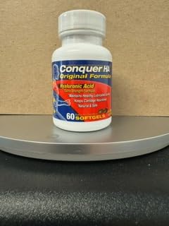 Conquer HA Hyaluronic Acid Softgels, 240 Count