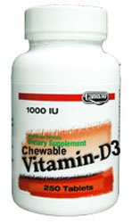 Landau Vitamin D3 1000 IU Tablet, 250 Count