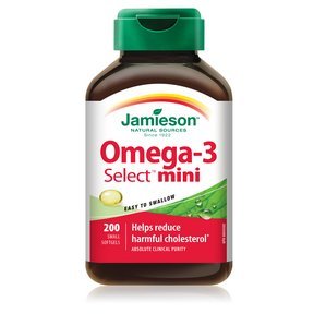 Jamieson Omega-3 Select Mini 300 mg Softgels, 200 count