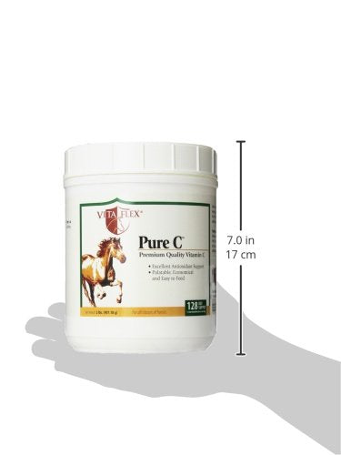 Vita Flex Pro Pure C Antioxidant Vitamin C Supplement for Horses, Powder, 2 lb, 128-Day Supply