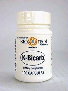 Bio-Tech Pharmacal K-Bicarb 100 Capsules