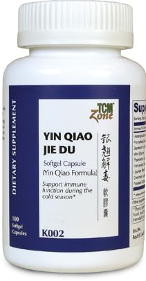 TCM ZONE Yin Qiao Formula Softgel 100 Count
