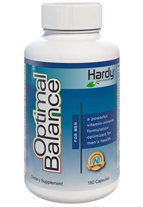 Hardy Nutritionals Men's Optimal Balance Micronutrients Multivitamin Mineral Supplement Capsule 180 Count