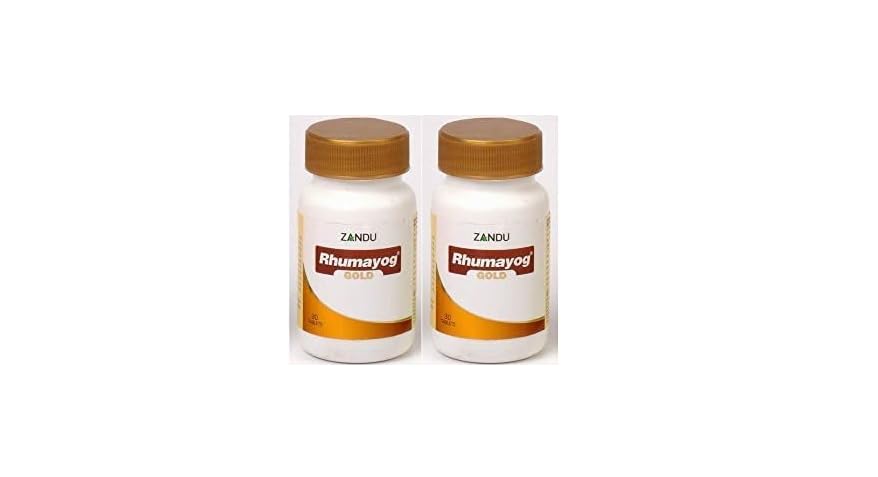 Generic AYUSHVEDA Zandu Rhumayog Gold Tablets, Pack of 2