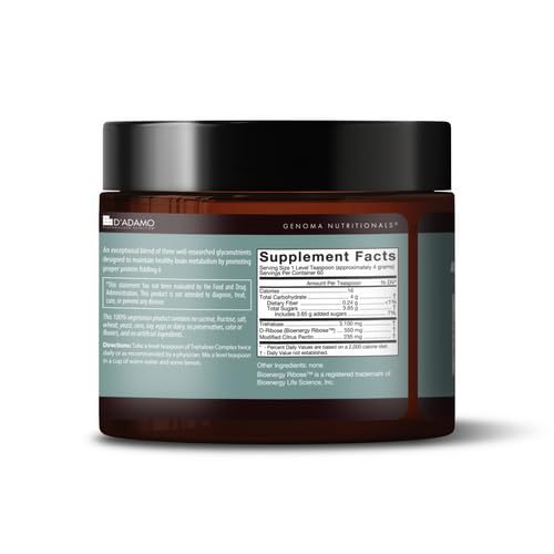 D'Adamo Personalized Nutrition Genoma Nutritionals Trehalose Complex Powder 8.47 oz