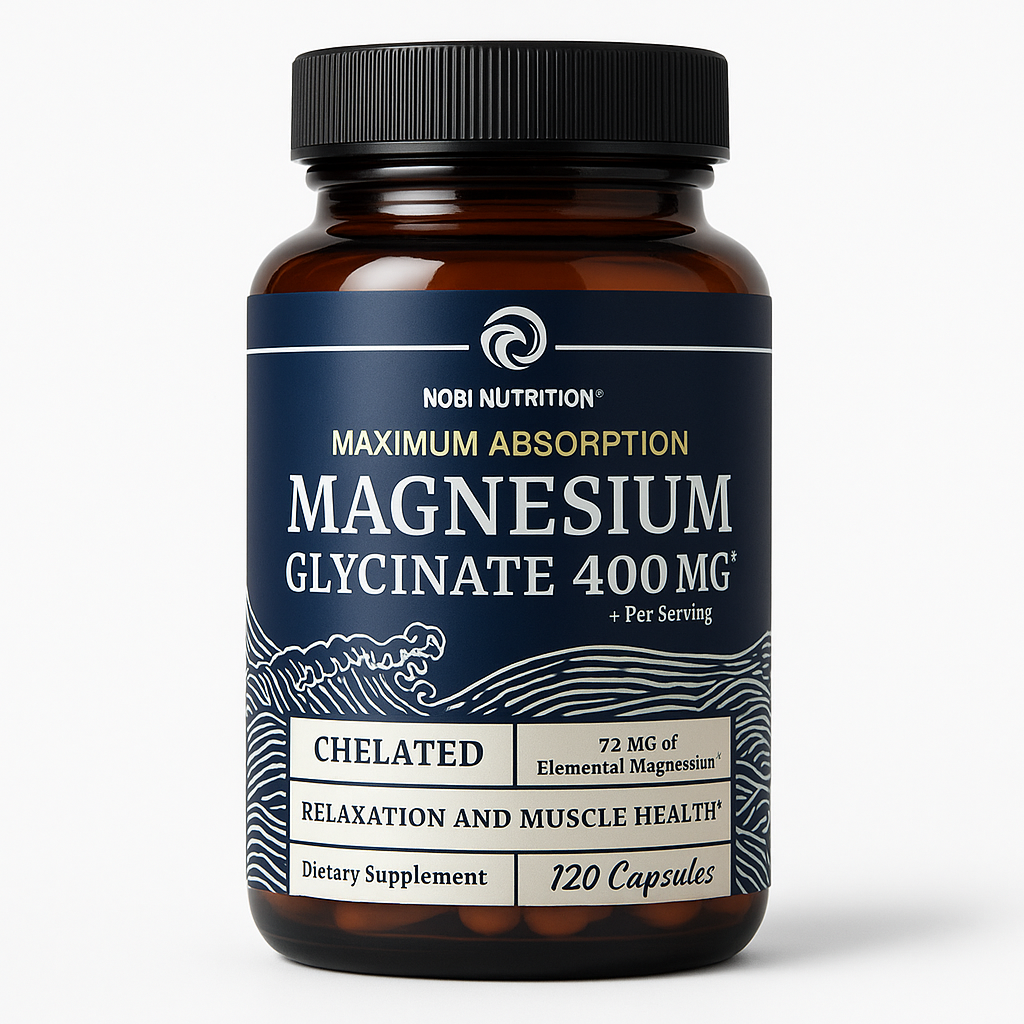 Nobi Nutrition Magnesium Glycinate Capsule 120 Count