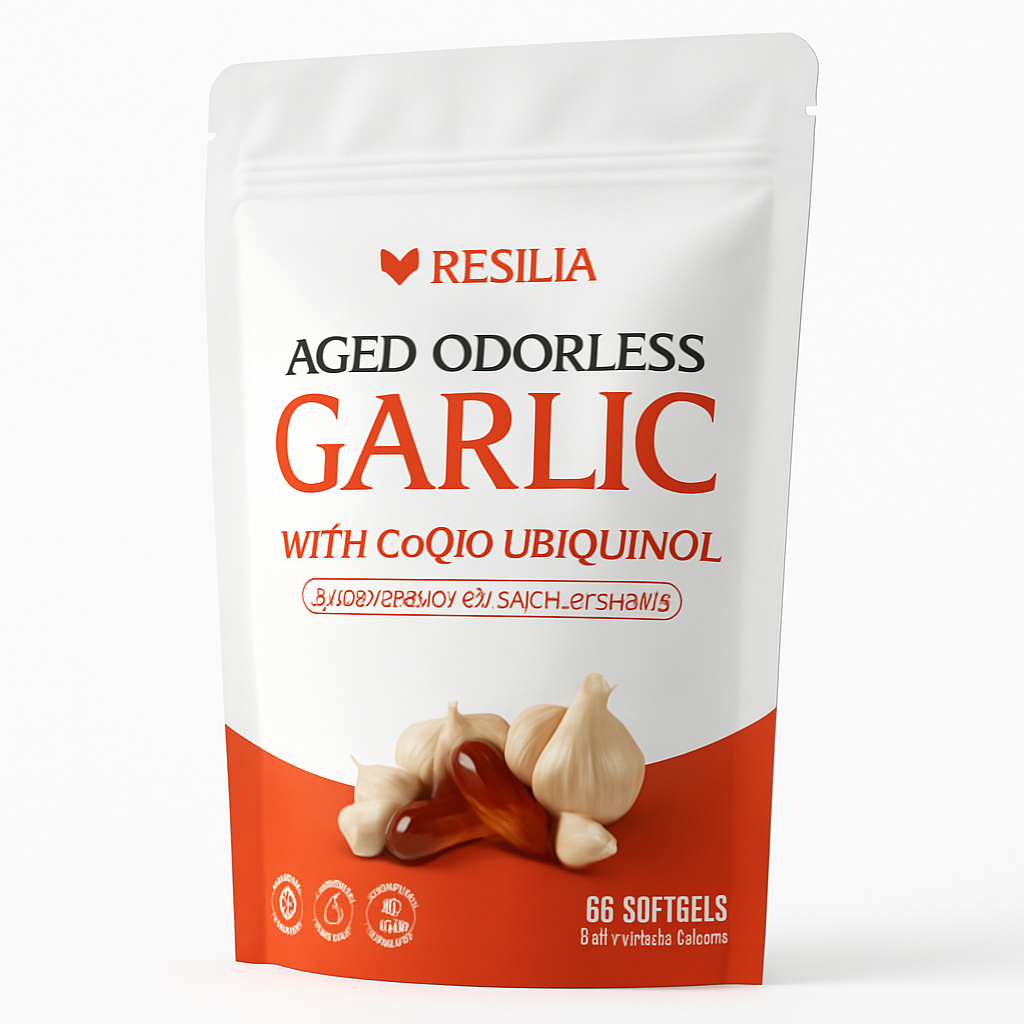 Resilia Oil Of Oregano Odorless Aged Garlic Extract Softgel 60 Count