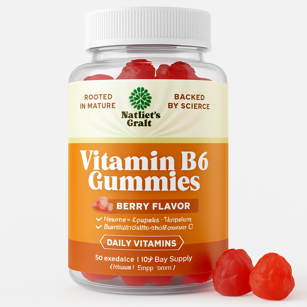Nature's Craft Vitamin B6 Gummies 60 Count
