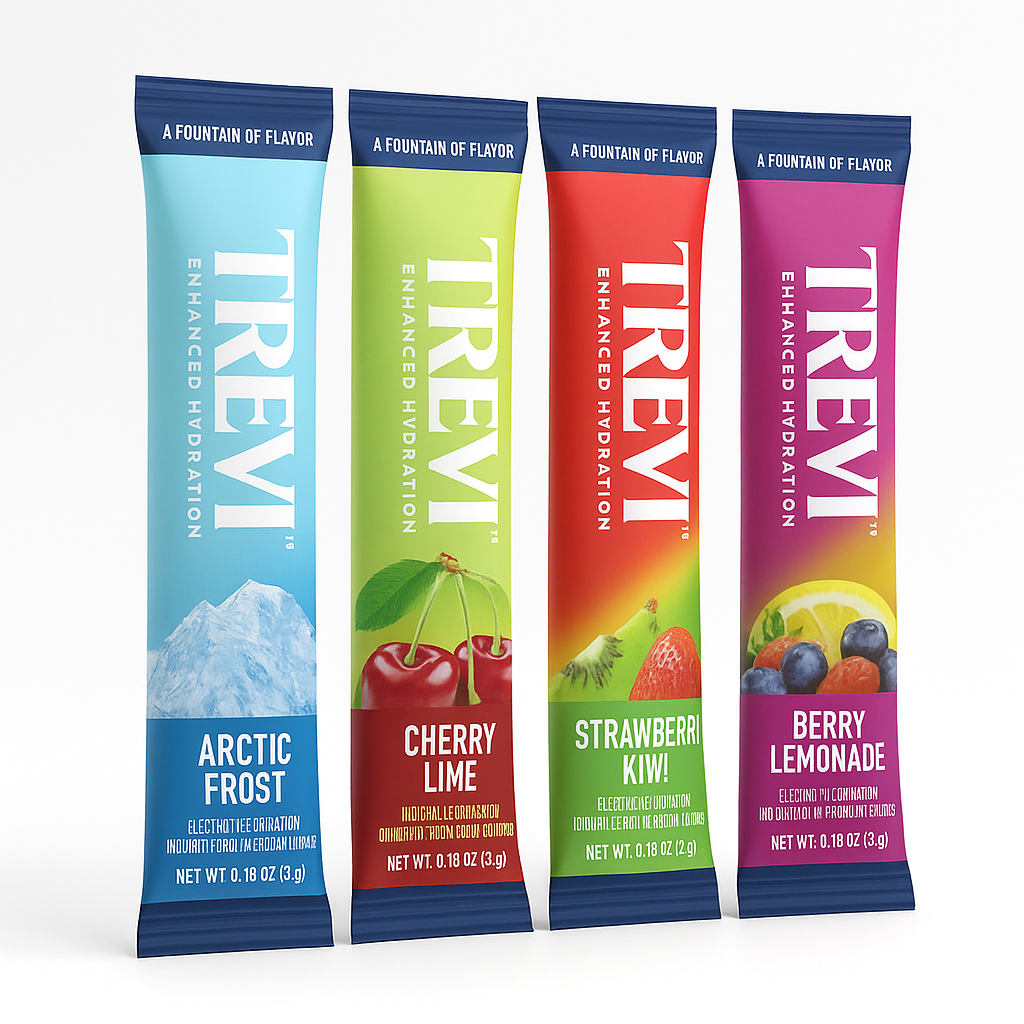 TREVI Electrolytes Powder Packets, Sugar Free Hydration, 28 Count