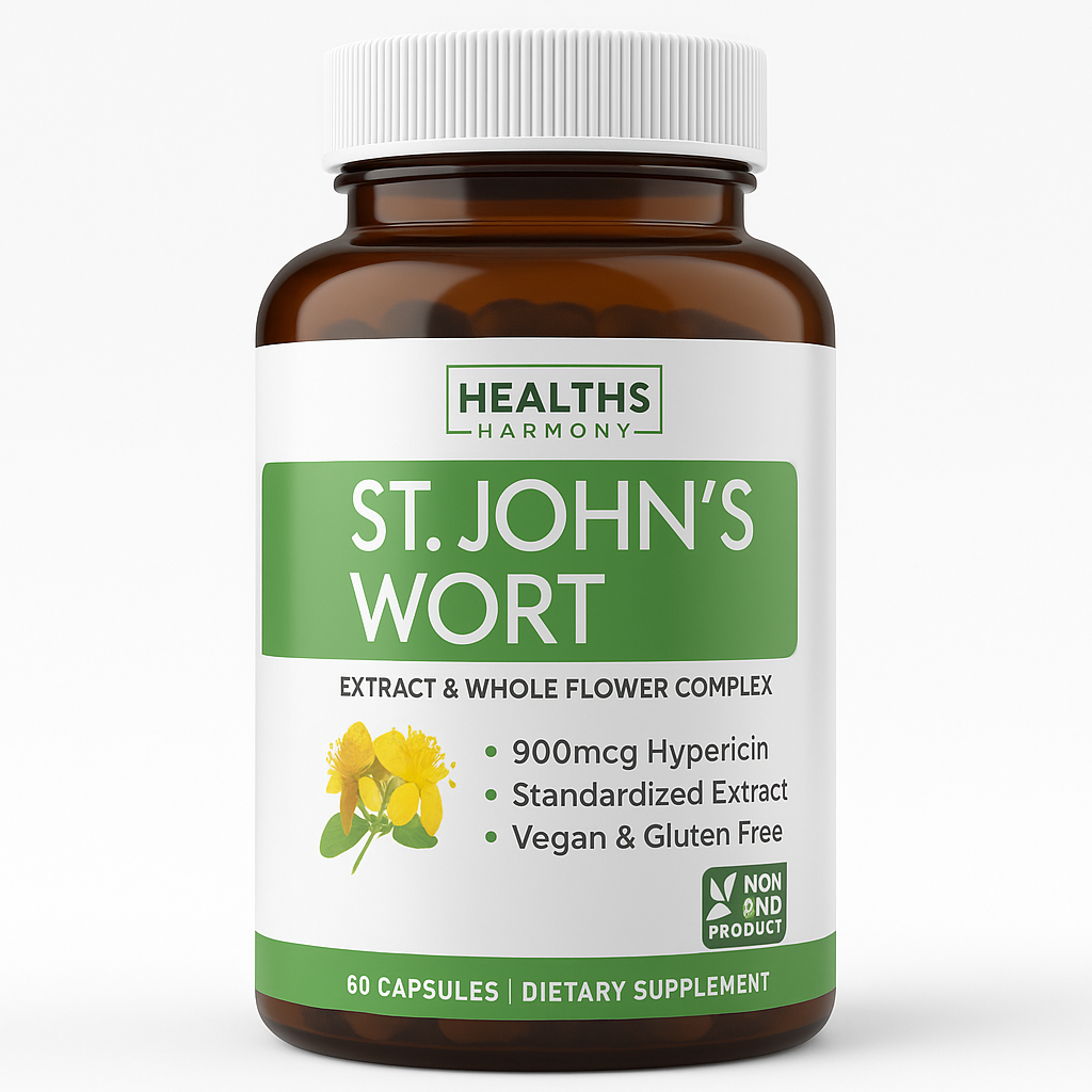 Healths Harmony St John's Wort Capsules - 60 Count