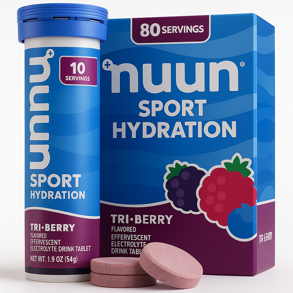 Nuun Sport Electrolyte Tablets Tri-Berry 80 Count
