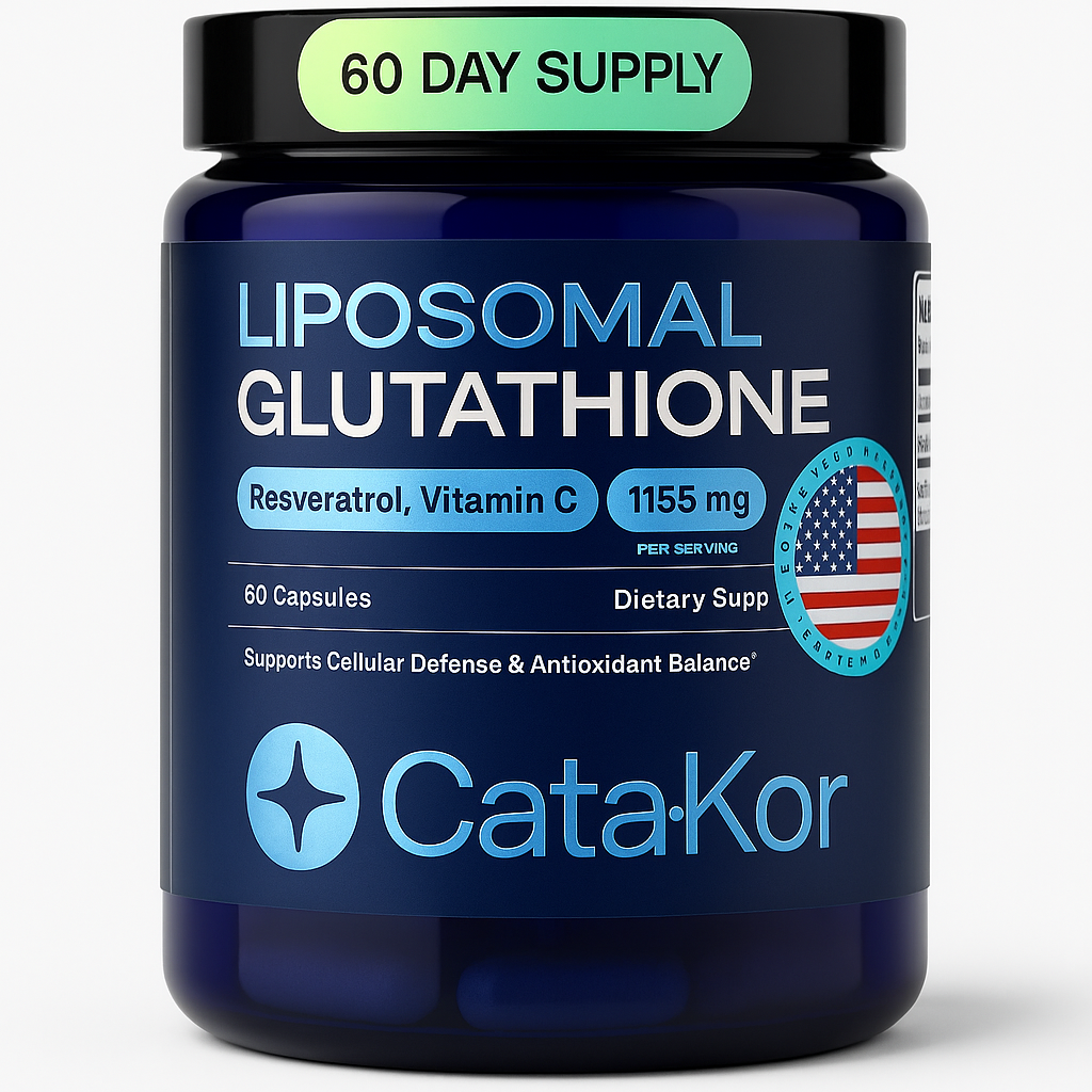 Cata-Kor Liposomal Glutathione & Resveratrol Capsule, 120 Count
