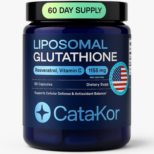 Cata-Kor Liposomal Glutathione & Resveratrol Capsule, 120 Count