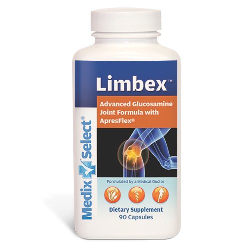 Medix Select Limbex Glucosamine & Chondroitin with Turmeric for Joint Health Capsules 90