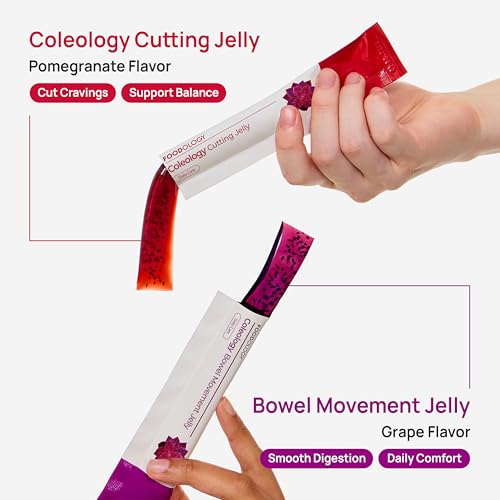 FOODOLOGY Coleology Bowel Movement Jelly Gummy, 30 Gummies
