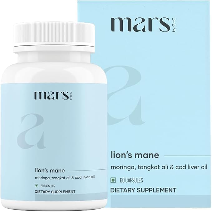 Mars by GHC Lions Mane Capsules 120 Count